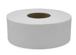 JRT TOILET TISSUE 2-PLY, 
VICBAY, 3.3IN X 1000FT WHITE 
EMBOSSED 12RL/CS 56CS/PALLET 